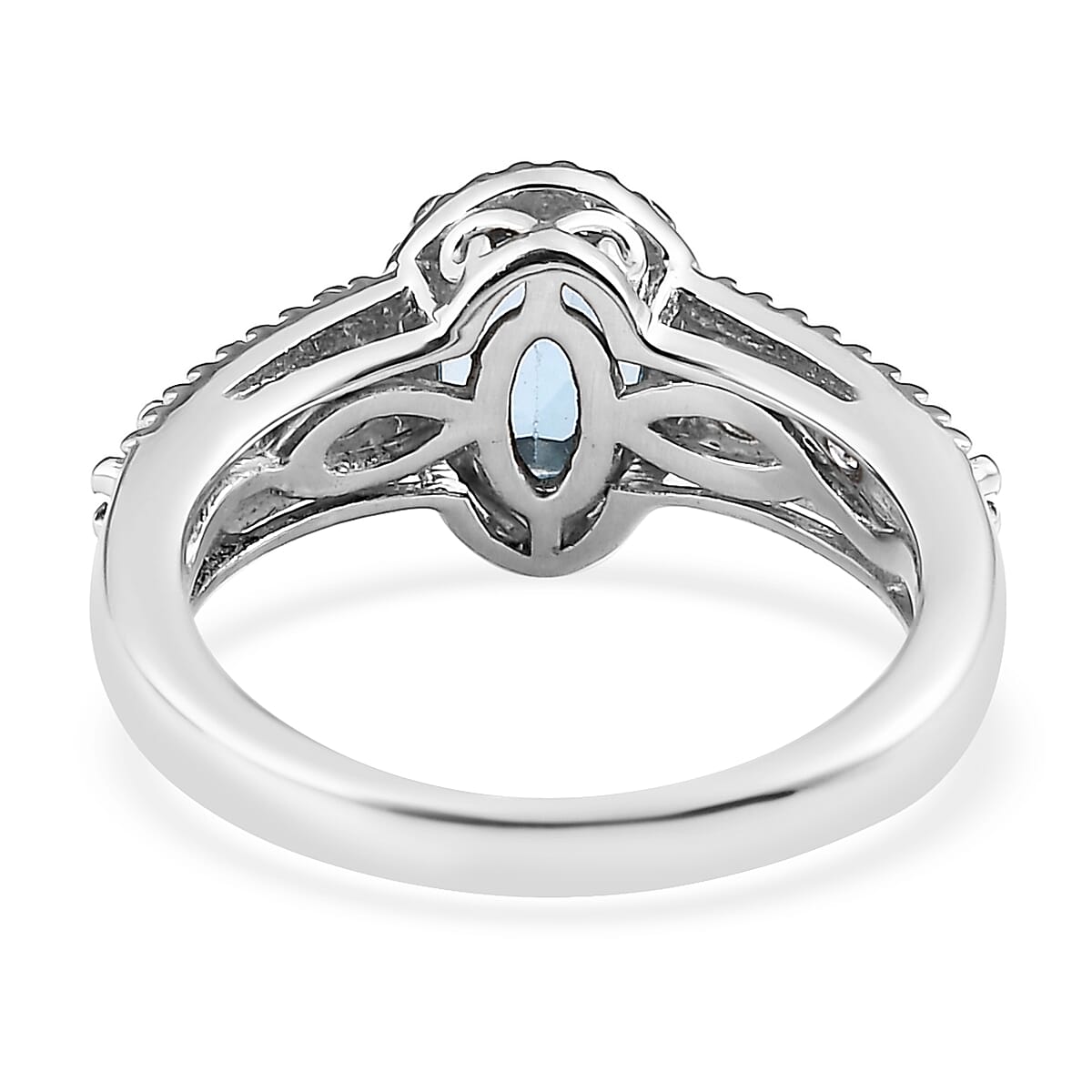 Marambaia Topaz and Tanzanite Ring (Size 10.0) and Pendant Necklace 20 Inches in Platinum Over Sterling Silver 3.50 ctw image number 5