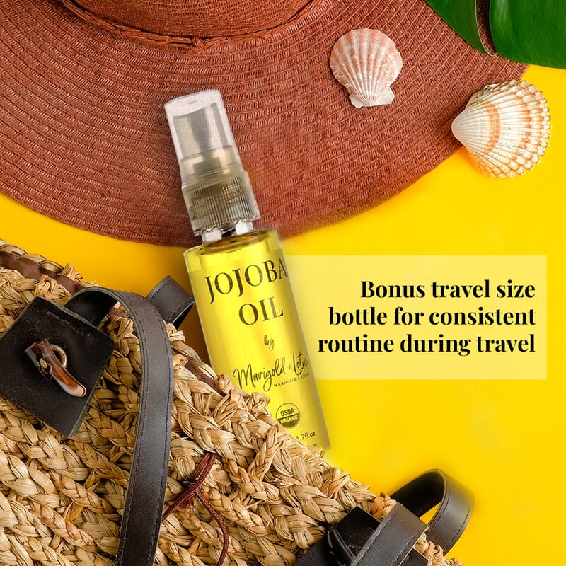 Marigold & Lotus - Set of 2 Jojoba Oils (7oz and 1.7oz)