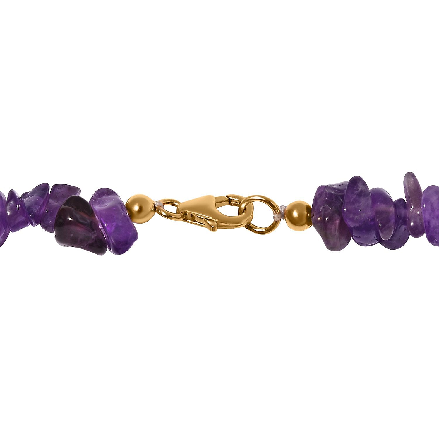 Tasmanian Stichtite and Amethyst Pendant Necklace 20 Inches in Vermeil YG and Platinum Over Sterling Silver 90.00 ctw