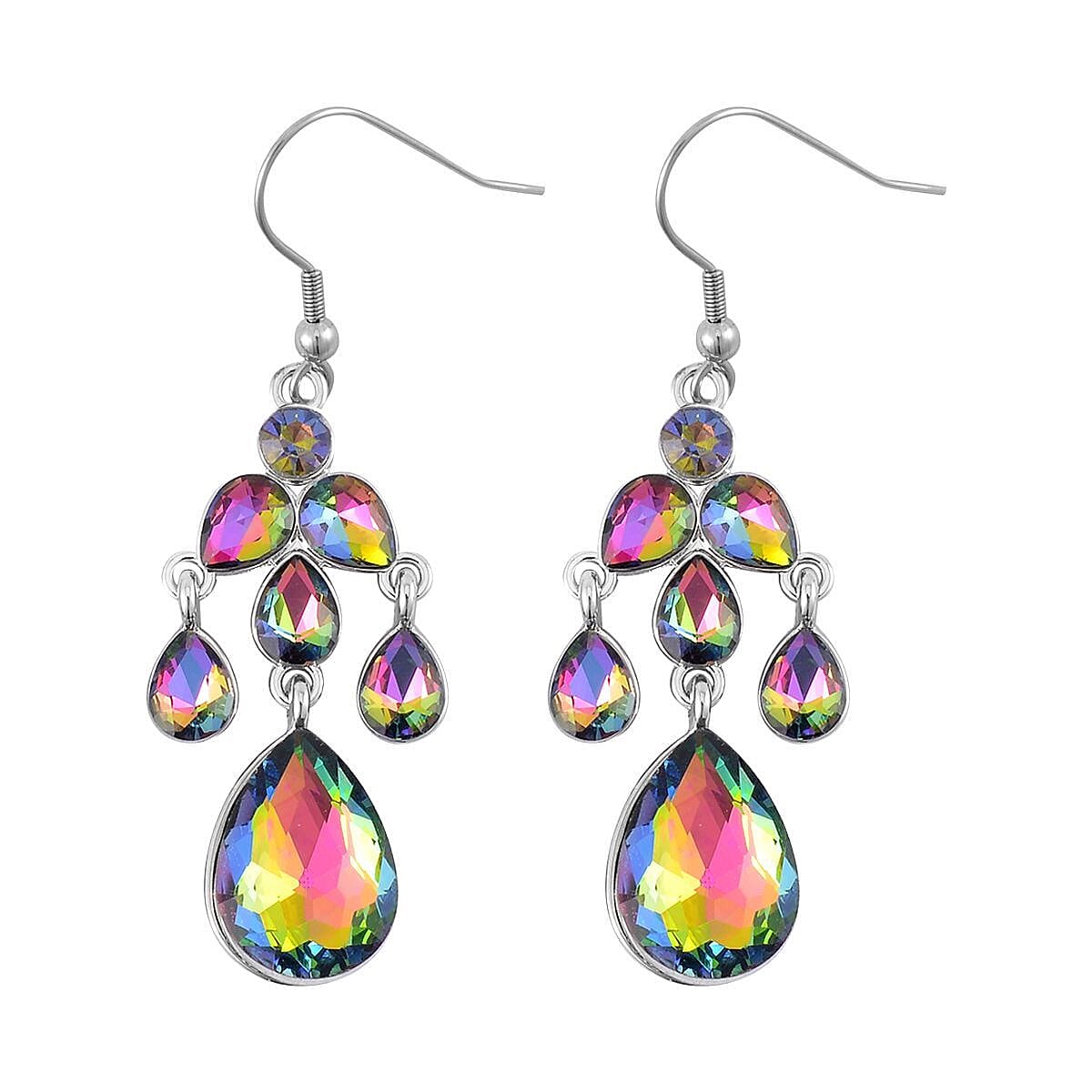 Buy Magic Color Austrian Crystal Dangle Earrings and Necklace 20
