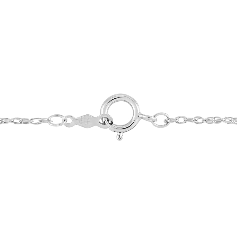 Blue Diamond Star Pendant Necklace 18 Inches in Platinum Over Sterling Silver 0.40 ctw