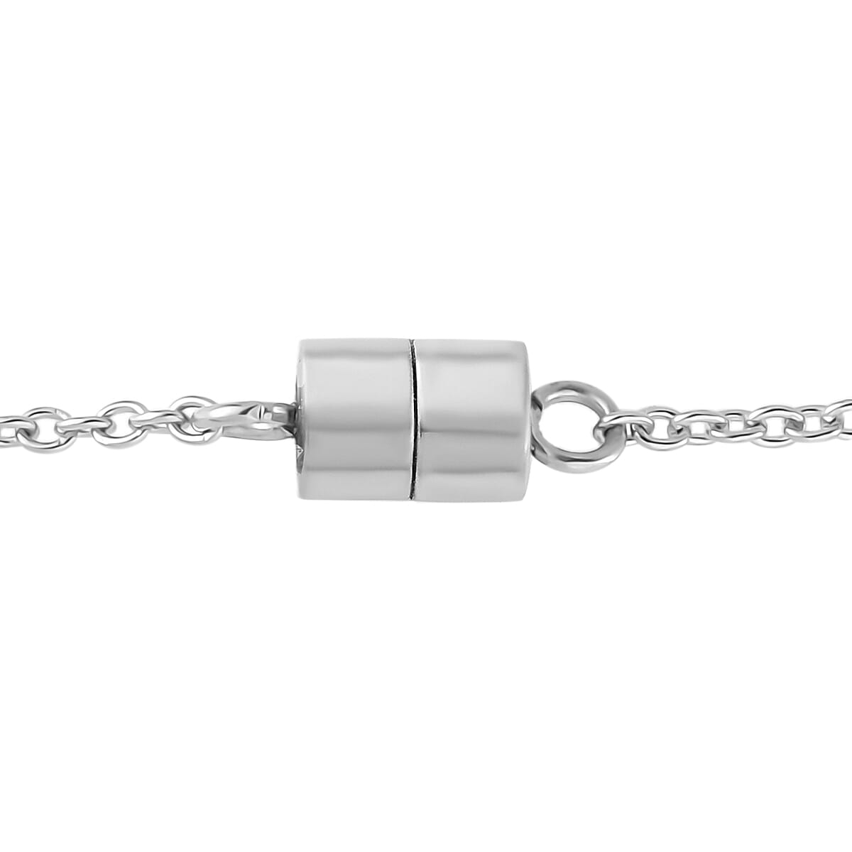 Chartreuse Quartz Solitaire Pendant Necklace (20 Inches) in Stainless Steel 7.25 ctw , Tarnish-Free, Waterproof, Sweat Proof Jewelry image number 5