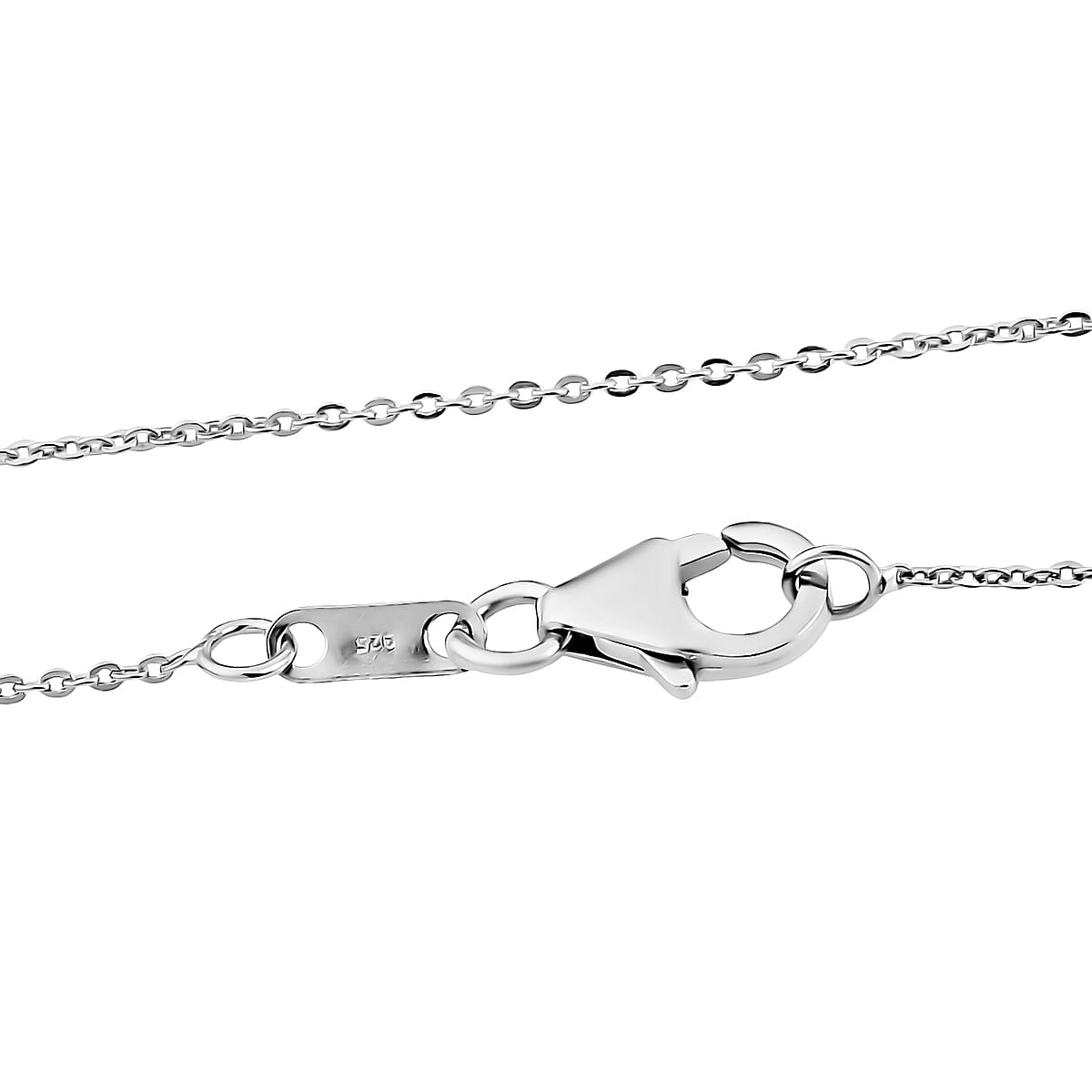 Chrome Diopside Pendant Necklace 20 Inches in Vermeil Yellow Gold and Platinum Over Sterling Silver 1.20 ctw image number 5