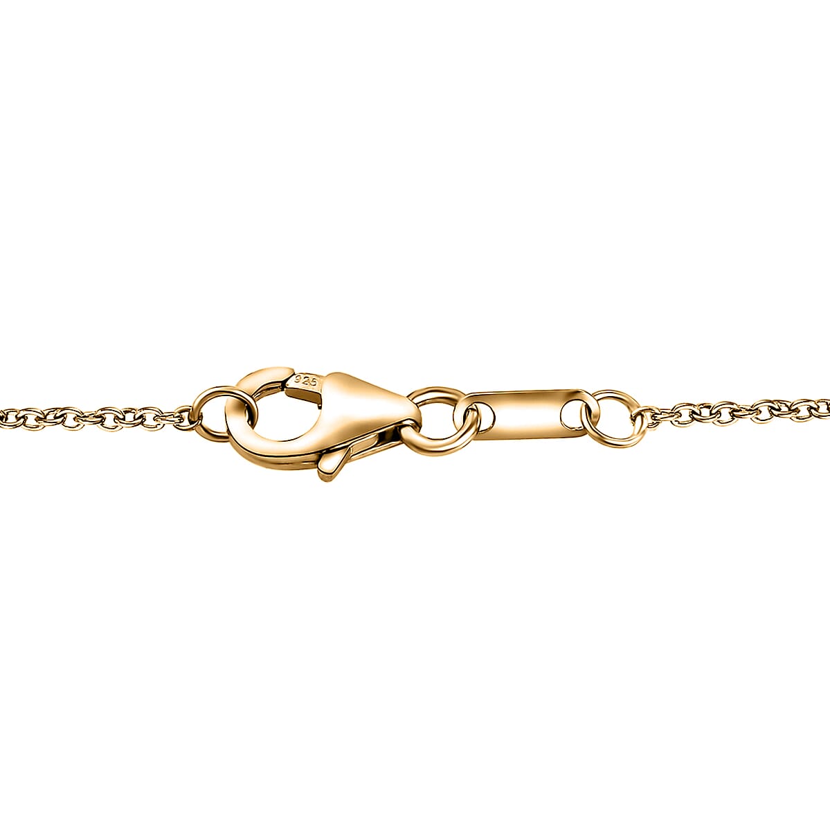 Golden Tanzanite, Yellow and White Diamond Halo Pendant Necklace 20 Inches) in Vermeil Yellow Gold Over Sterling Silver 1.70 ctw image number 5