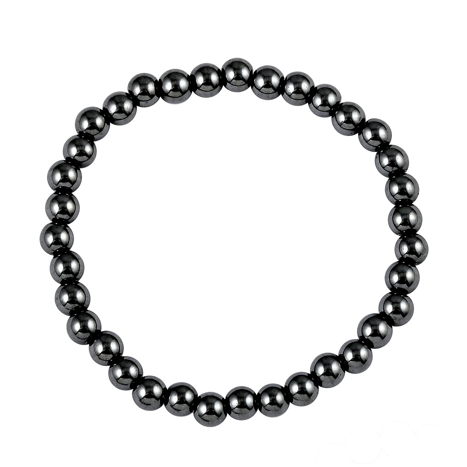 Set of 3 Hematite, White Agate and Multi Fluorite 154.00 ctw Beaded Stretch Bracelet