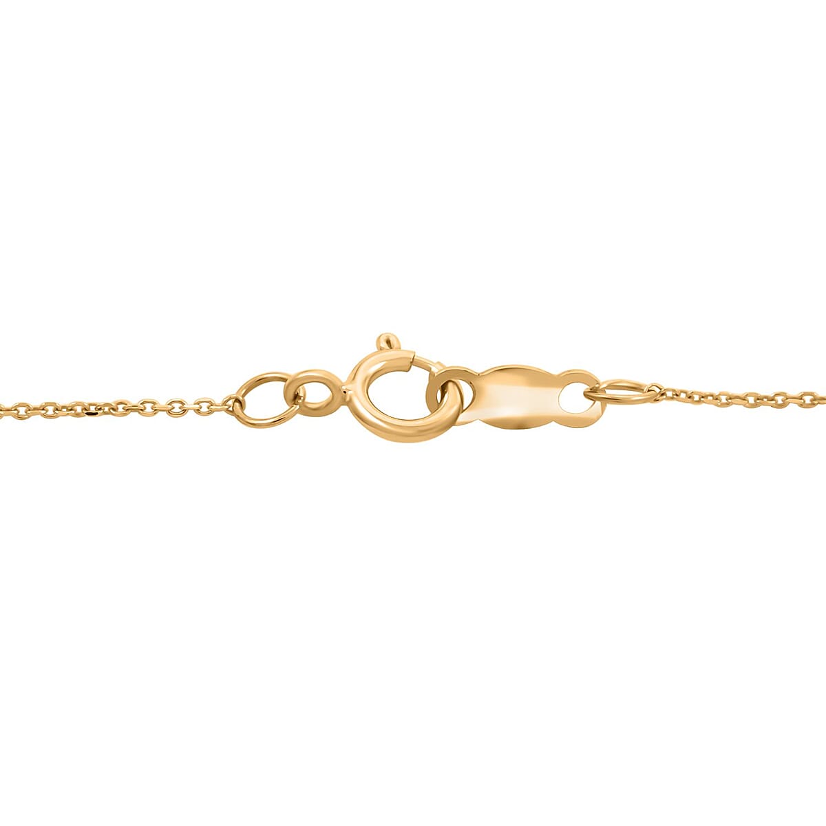 14K Yellow Gold Ethiopian Welo Opal and I2 Multi Diamond Pendant Necklace 18 Inches 1.50 ctw image number 5