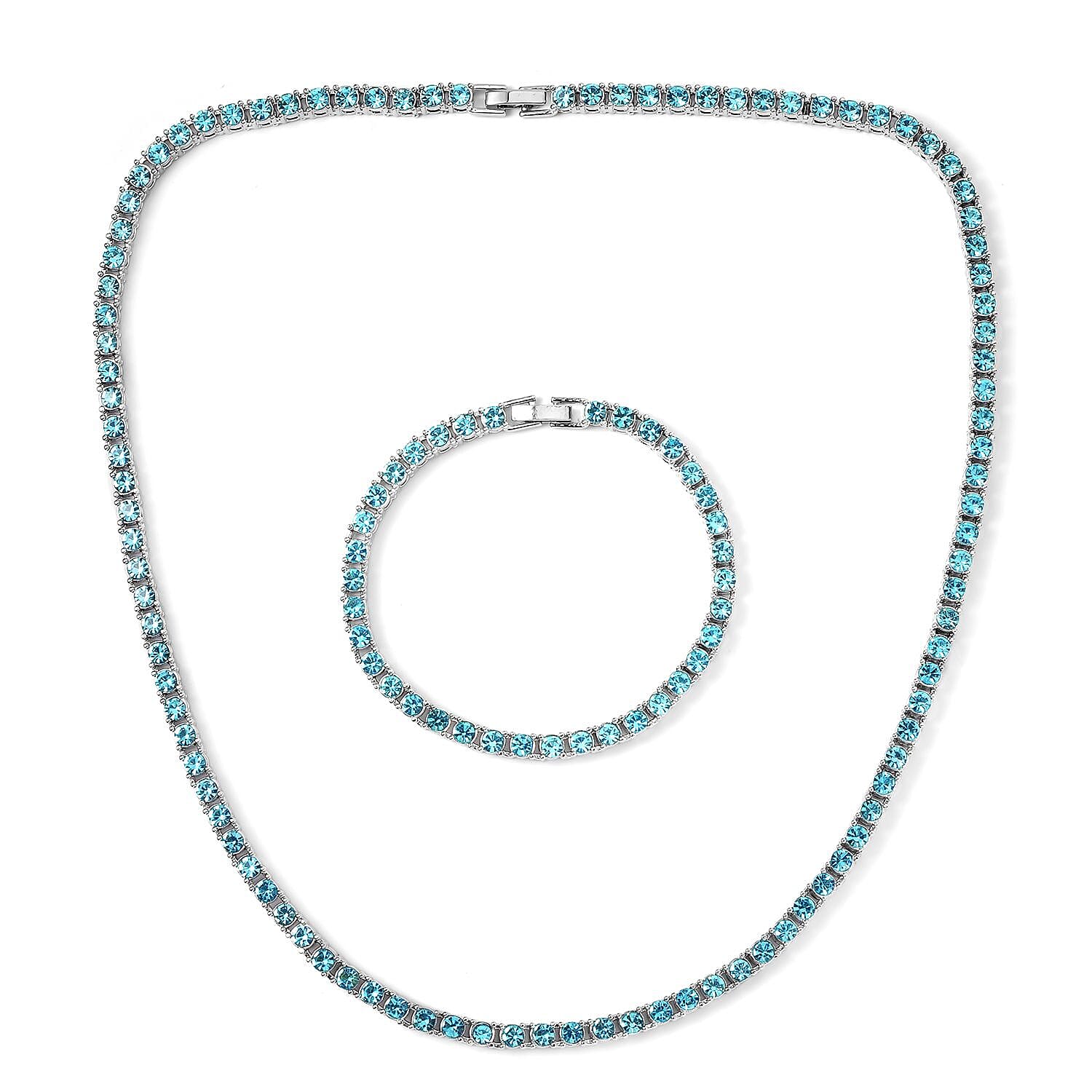 Sky Blue Austrian Crystal / 7.25 Inches - Product card gallery slide 1 (9431669833983)