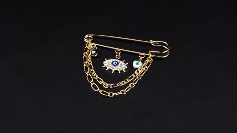 Simulated Pearl, Austrian Crystal Enameled Set of 2 Teddy Bear and Heart Brooch in Goldtone