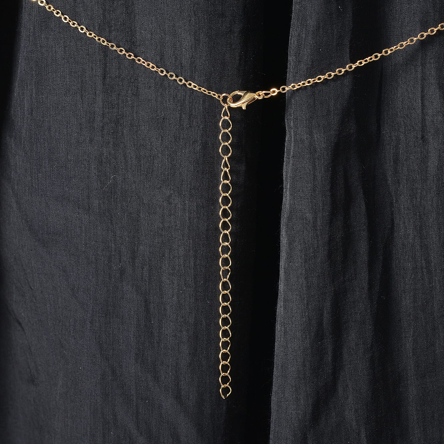 Austrian Crystal Set of 2 Body Chain (Neck 20-22In & Waist 45-47In) in Goldtone