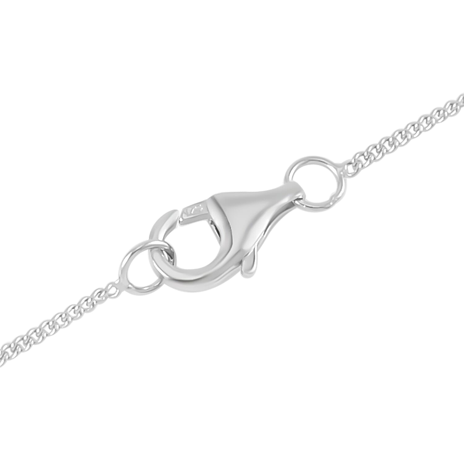 Asscher Cut Dean Teal Fluorite (IR) and White Topaz 10.10 ctw Pendant Necklace in Platinum Over Sterling Silver 18 Inches