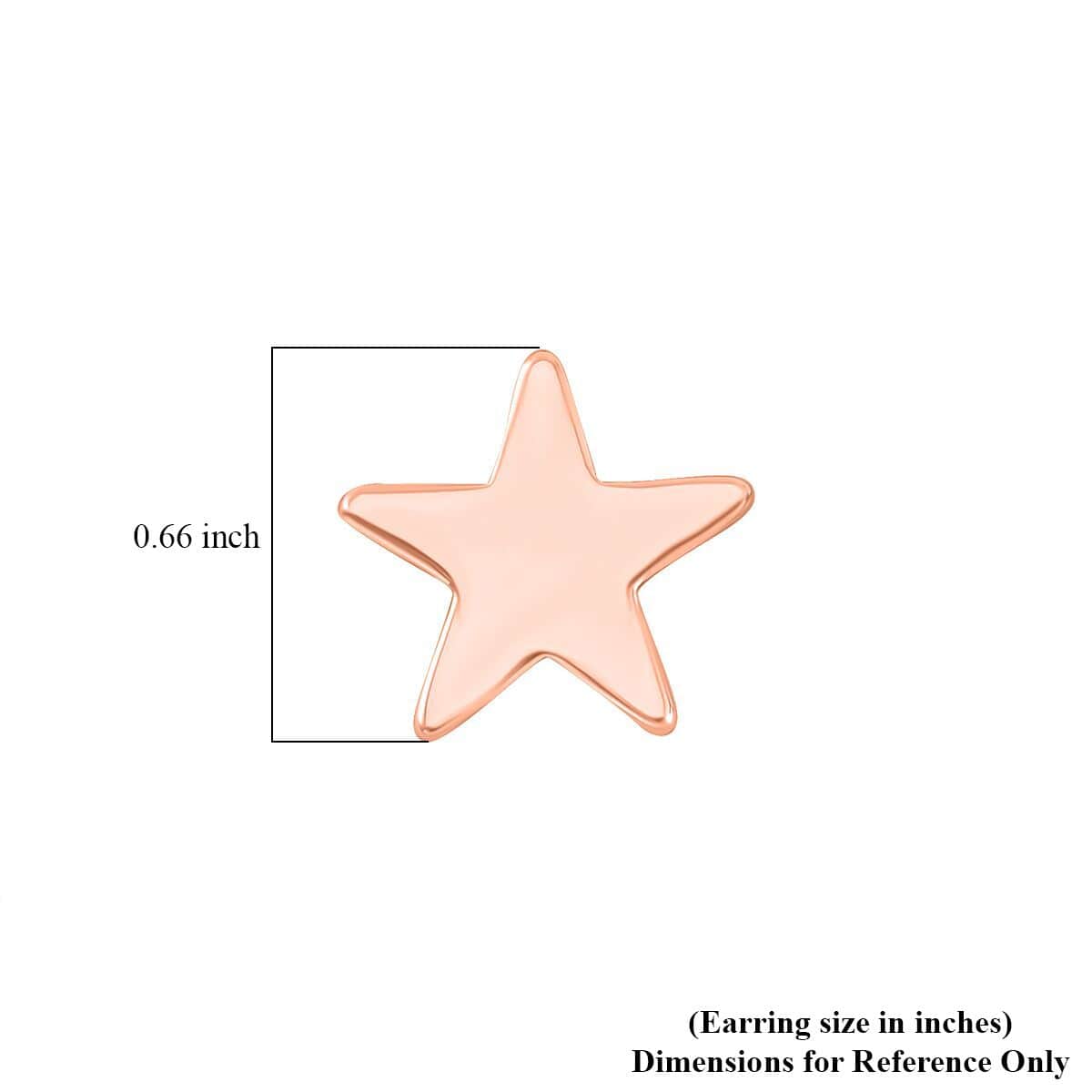 Set of Star Necklace 18-22 Inches and Earrings in Dualtone image number 8