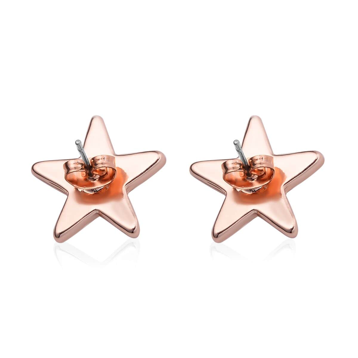 Set of Star Necklace 18-22 Inches and Earrings in Rosetone image number 8