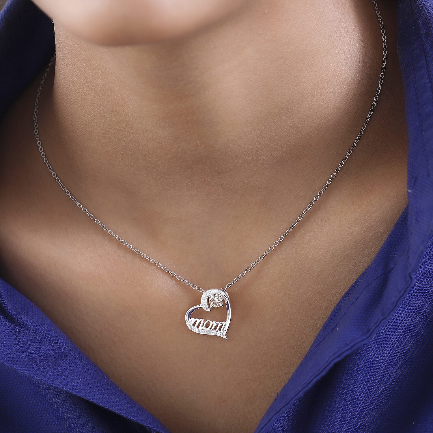 Simulated Champagne Diamond