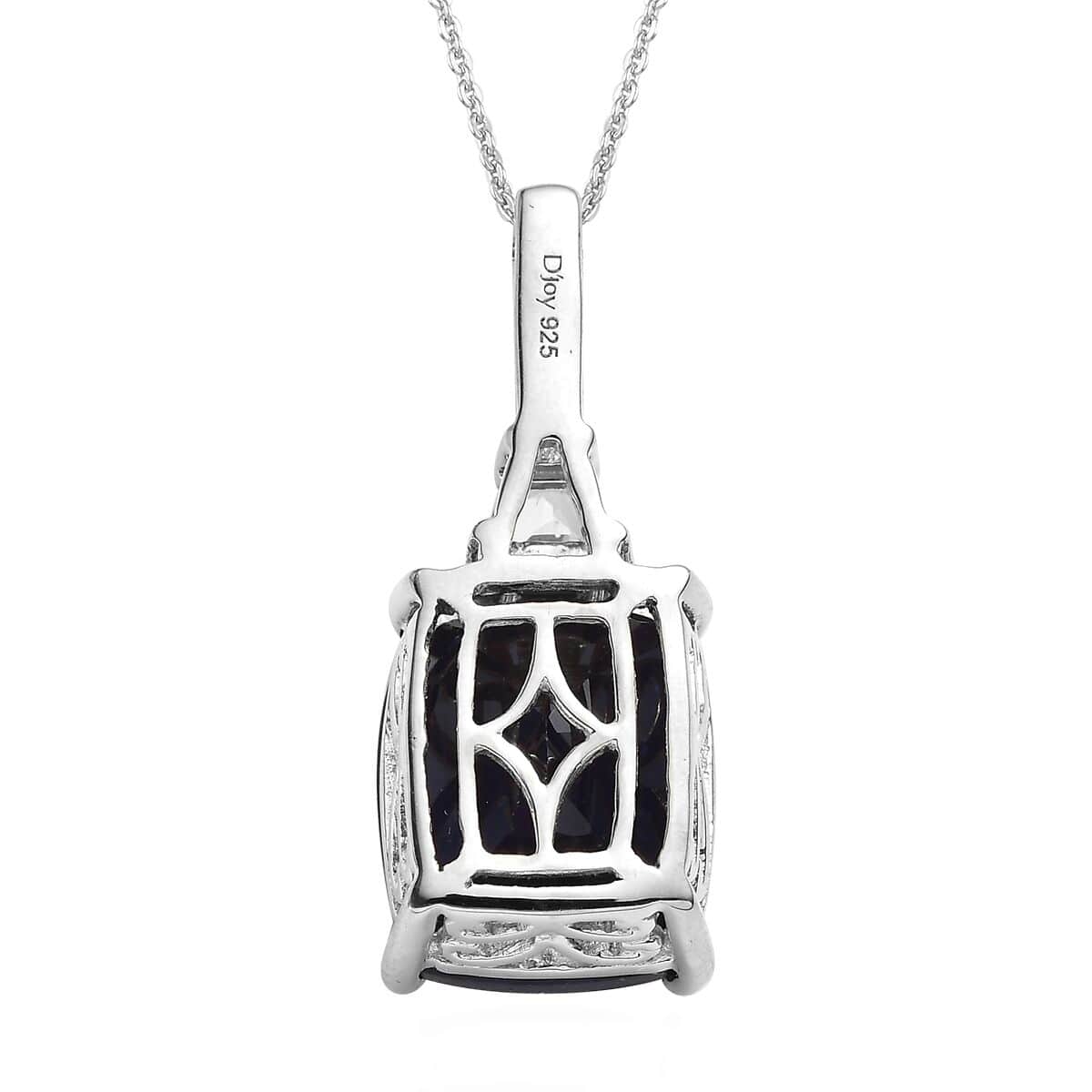 TLV Pendant with Chain (Size 20) in Platinum Over Sterling Silver  Silver Wt. 5.05 g 9.27 ctw image number 3