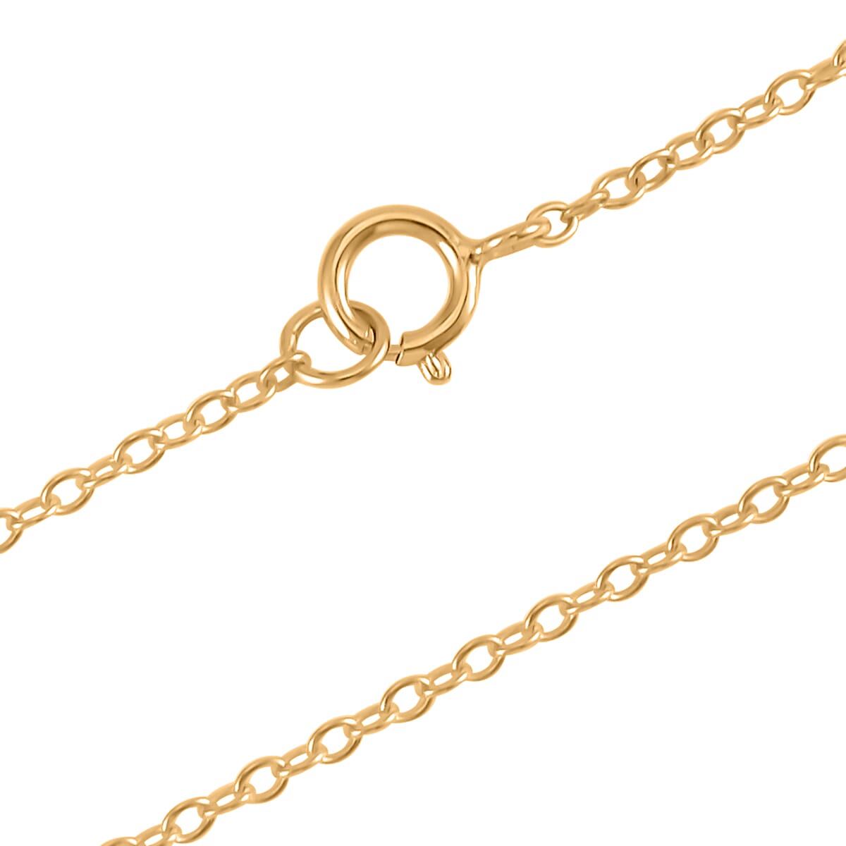 Organic Shape Baroque Pearl and Moissanite Pendant Necklace 18 Inches in 14K Yellow Gold Over Sterling Silver 0.50 ctw