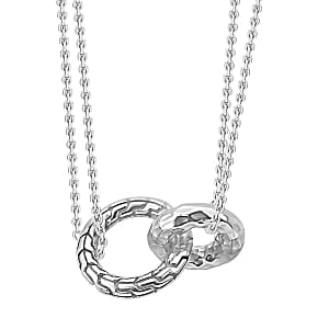Bali Legacy Sterling Silver Tulang Naga Pendant Necklace (30 Inches) 5.59 g