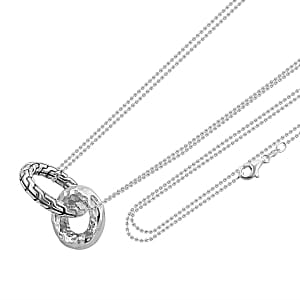 Bali Legacy Sterling Silver Tulang Naga Pendant Necklace (30 Inches) 5.59 g