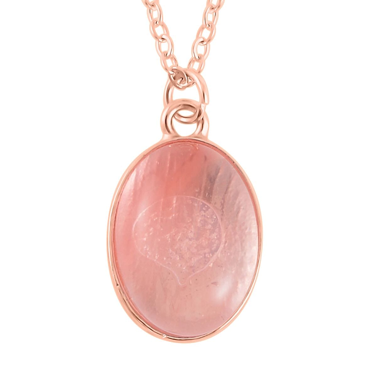 Cherry Quartz Bracelet (7.5-9.5In), Stud Earrings, Ring (Size 9.0) and Pendant Necklace 18 Inches in Rosetone 110.00 ctw