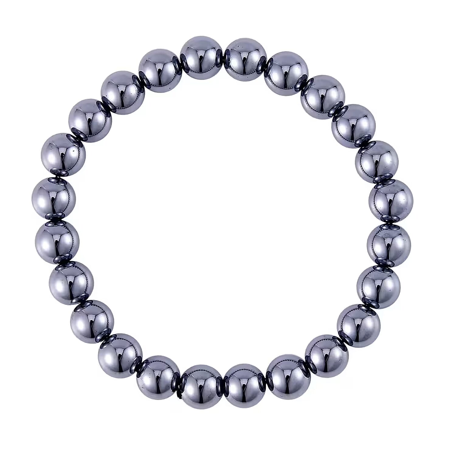 Terahertz 391.10 ctw Beaded Stretch Bracelet and Dragon Pendant Necklace (21 Inches) in Sterling Silver