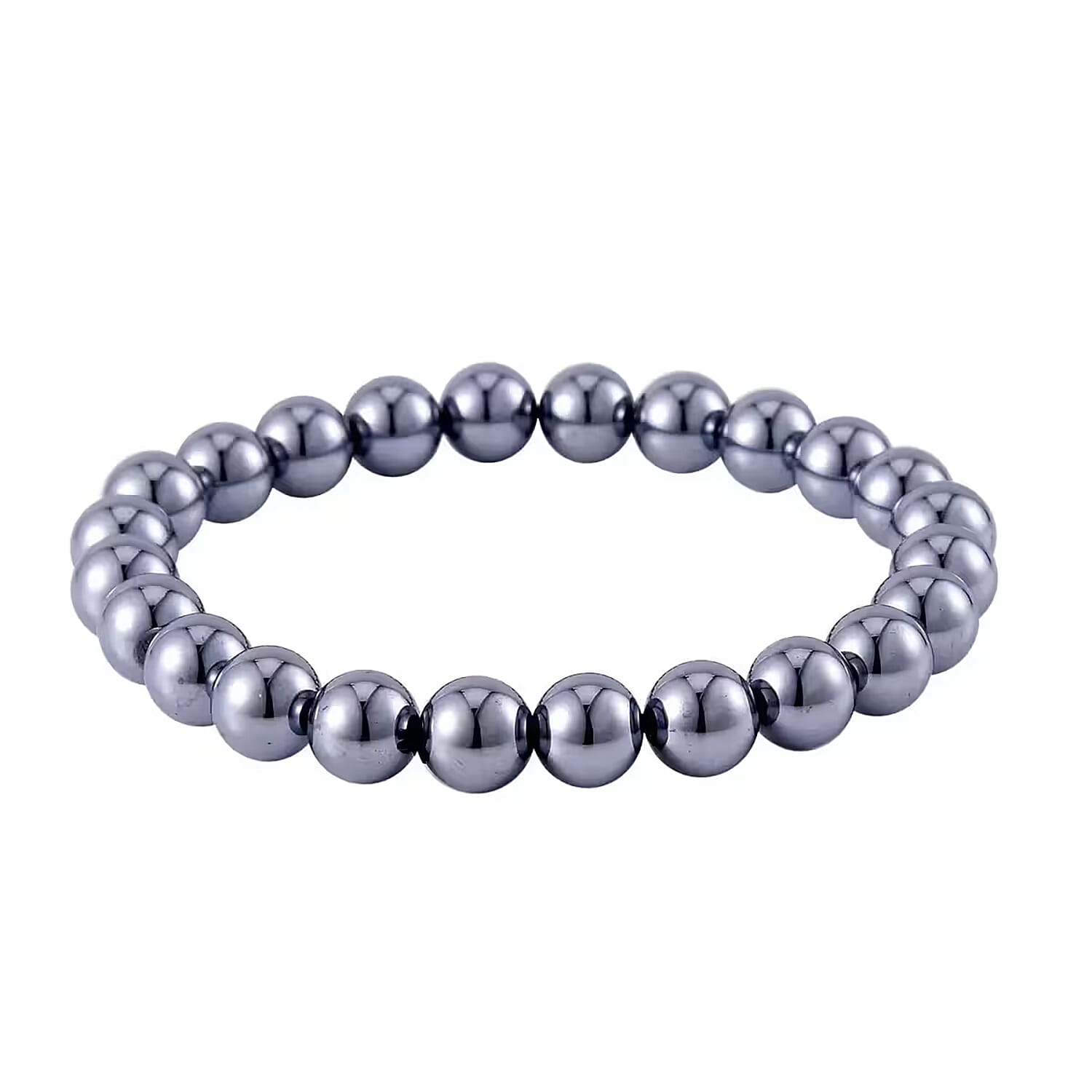 Terahertz 391.10 ctw Beaded Stretch Bracelet and Dragon Pendant Necklace (21 Inches) in Sterling Silver