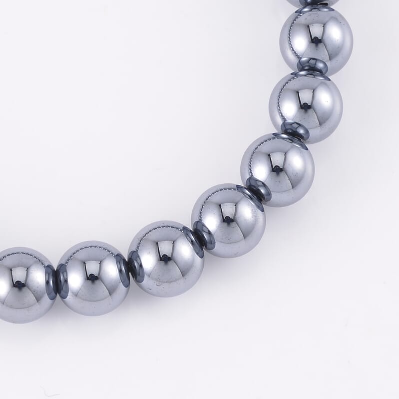 Terahertz 391.10 ctw Beaded Stretch Bracelet and Dragon Pendant Necklace (21 Inches) in Sterling Silver