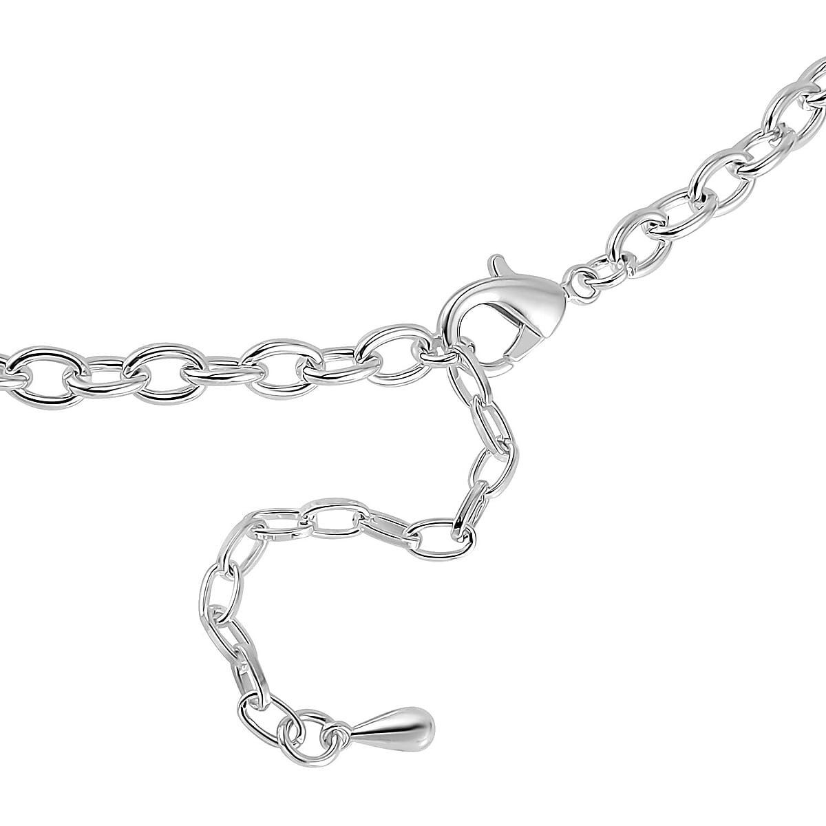 Austrian Crystal and Enameled Starfish Set of Necklace 20-22 Inches and Earrings in Silvertone image number 4