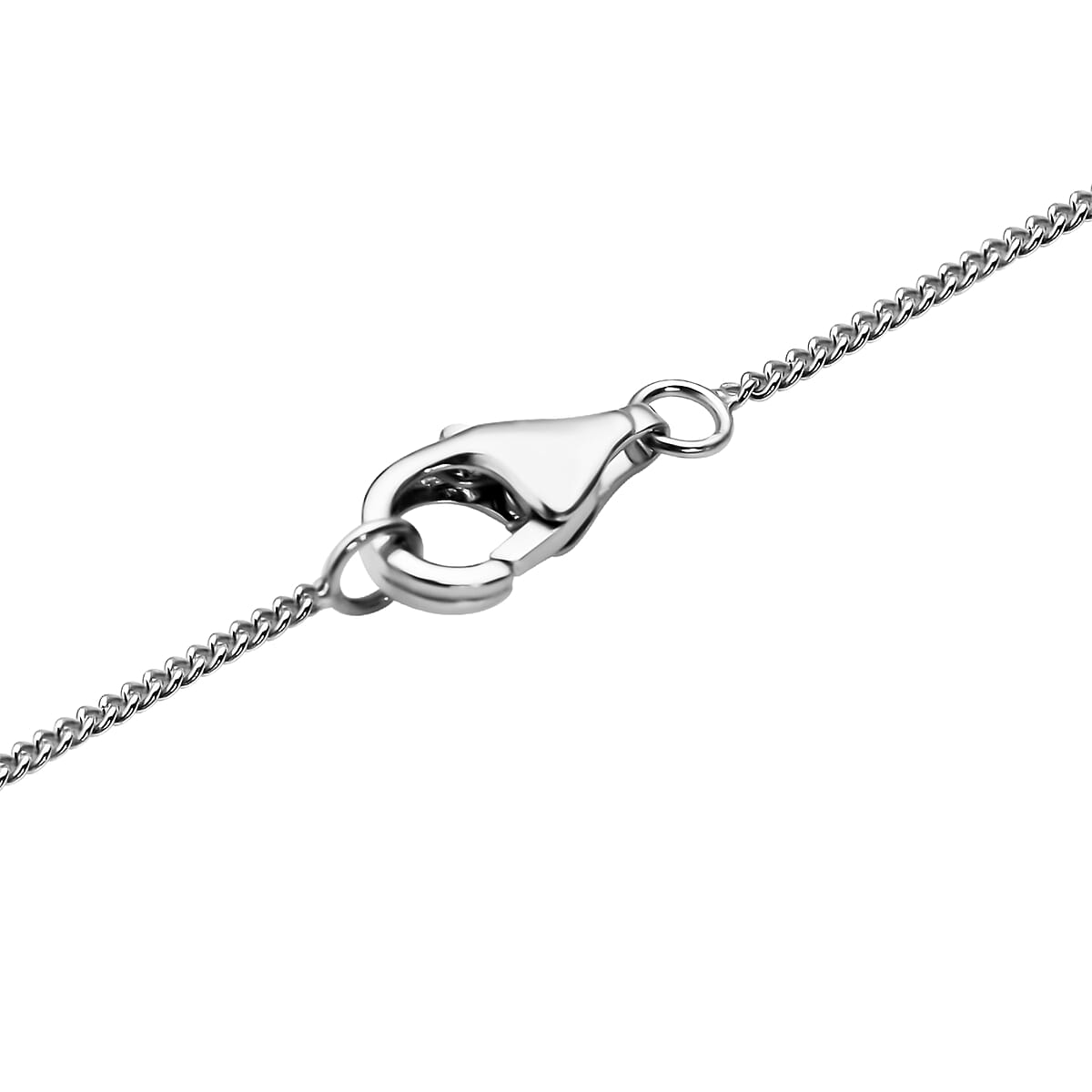 Shungite Cross Pendant Necklace 18 Inches in Rhodium Over Sterling Silver 17.50 ctw image number 3