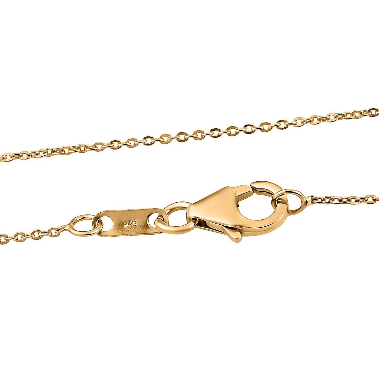 Pink Morganite and Diamond Pendant Necklace 20 Inches in Vermeil Yellow Gold Over Sterling Silver 3.10 ctw