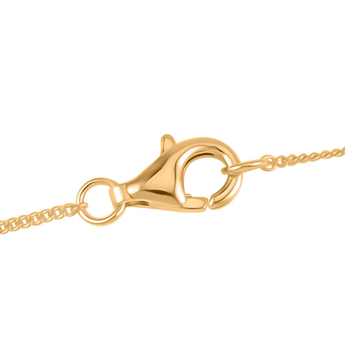 Tahitian Cultured Pearl and Multi Gemstone Floral Pendant Necklace 18 Inches in Vermeil Yellow Gold Over Sterling Silver 0.30 ctw
