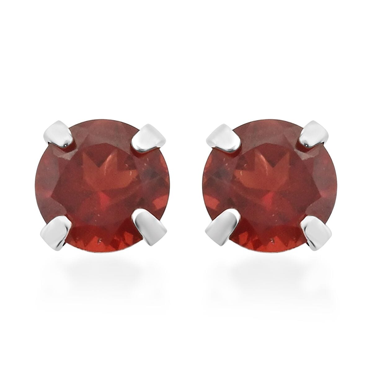 Set of 5 Smoky Quartz, Black Spinel, Rhodolite Garnet, White Topaz, and Pink Amethyst Earrings in Sterling Silver 4.80 ctw image number 5