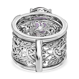 Rose De France Amethyst 4.69 ctw Ring in Goldtone (Size 9)