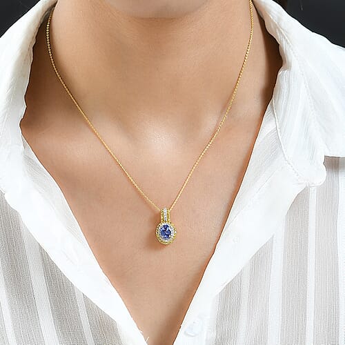 Tanzanite with Yellow Diamond - Product card gallery slide 3 (10176551878969)