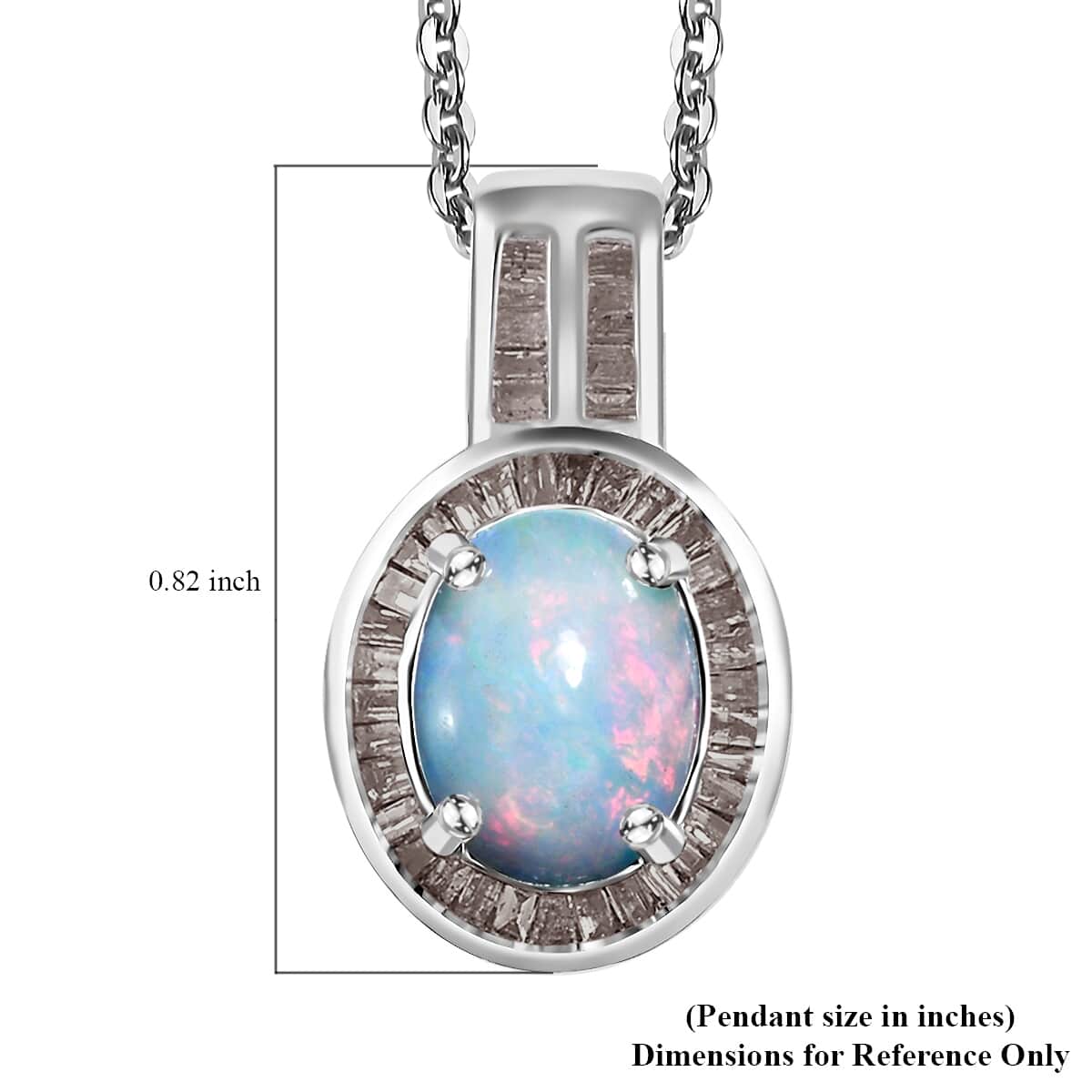 Premium AMERICAN Natural Sleeping Beauty Turquoise and Blue Diamond Halo Pendant Necklace 20 Inches in Platinum Over Sterling Silver 1.75 ctw image number 5
