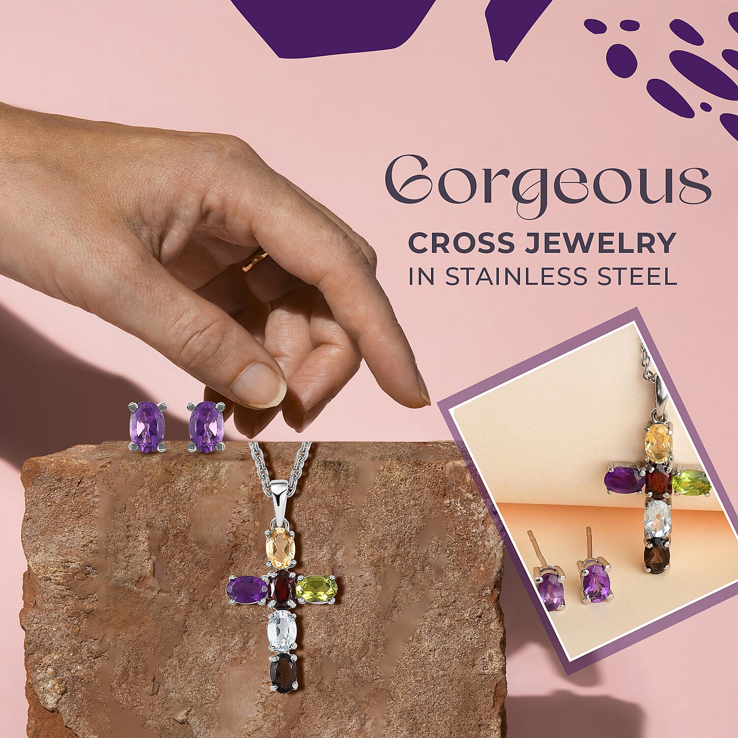 Multi Gemstone - Product card gallery slide 4 (9431437803775)