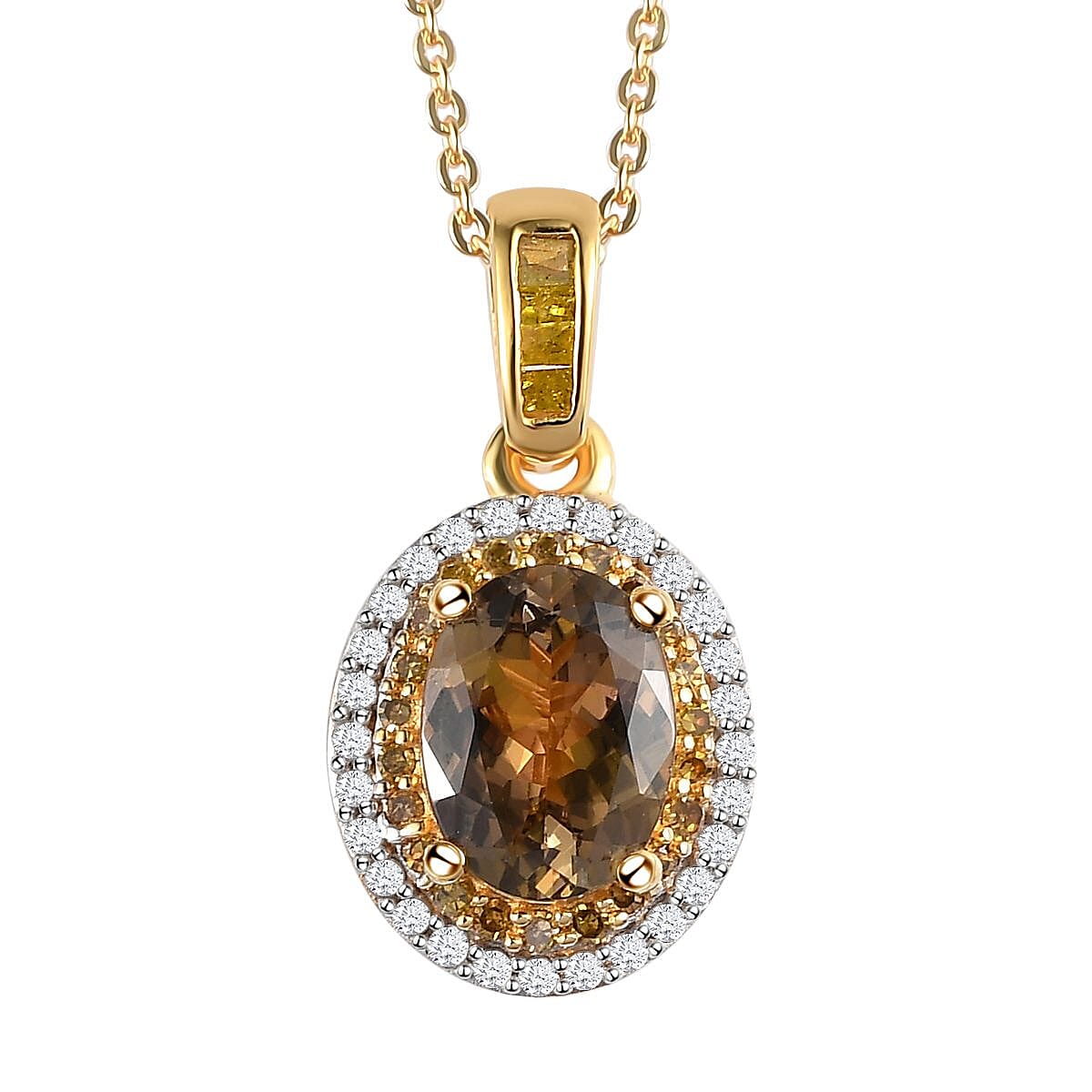 Yellow Tanzanite & Yellow Diamond - Product card gallery slide 1 (9431478305023)