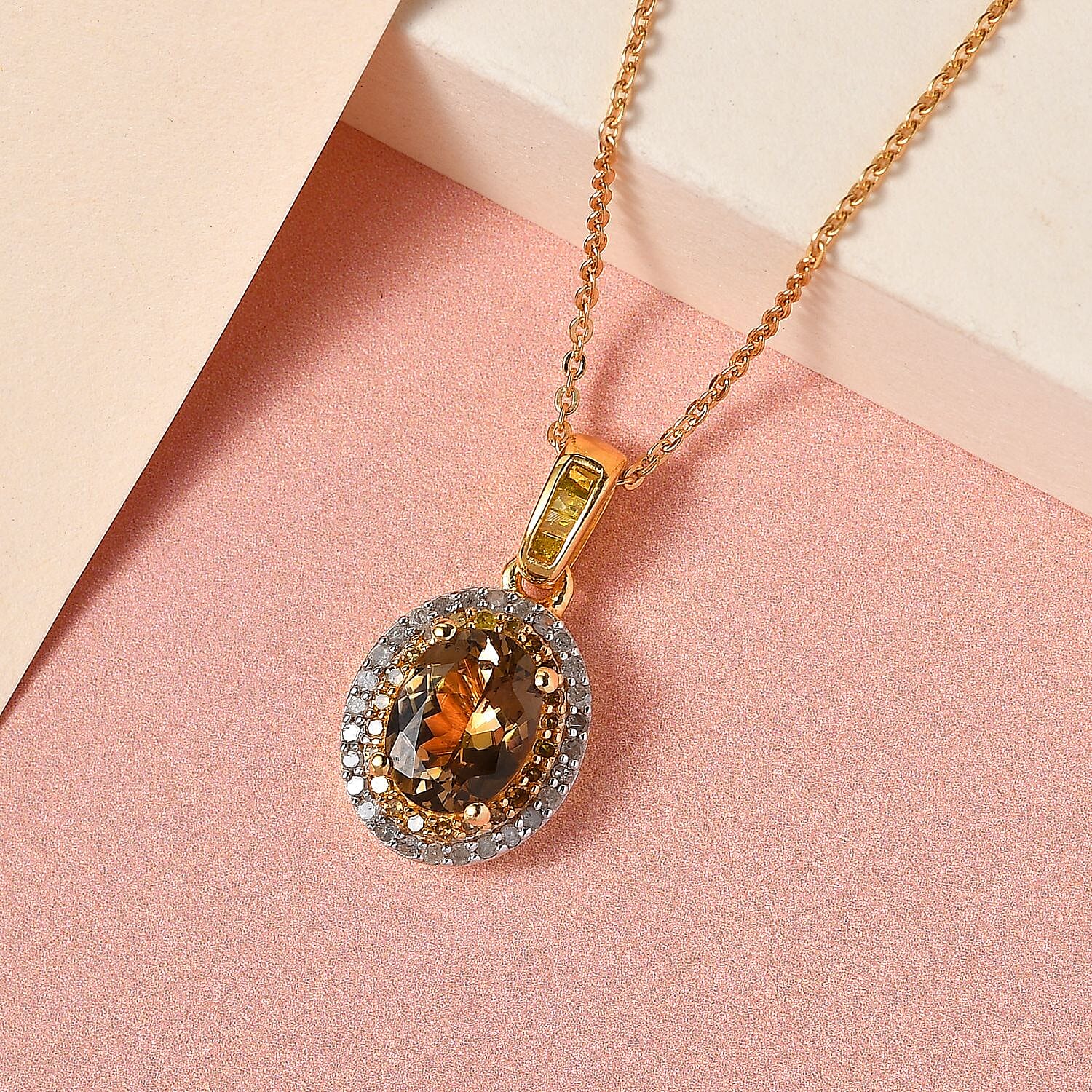 Yellow Tanzanite & Yellow Diamond - Product card gallery slide 2 (9431478305023)