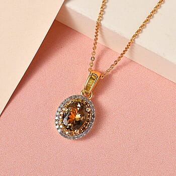 Yellow Tanzanite & Yellow Diamond - Product card gallery slide 2 (9431478305023)