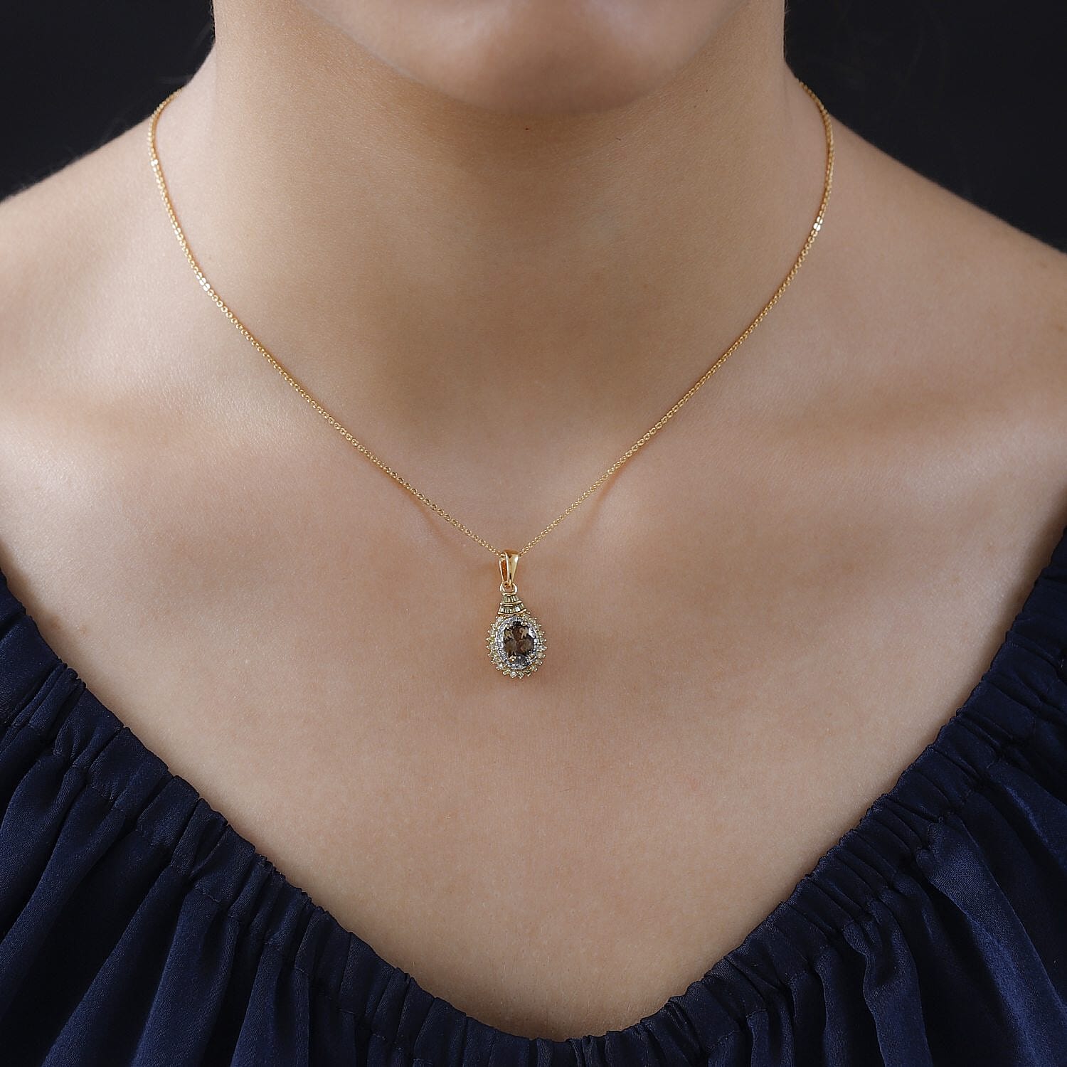 Natural Golden Tanzanite