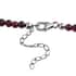 Dahlia Cut Premium Brazilian Citrine and Orissa Rhodolite Garnet Floral Pendant with Beaded Necklace 20 Inches in Vermeil YG & Platinum Over Sterling Silver 134.15 ctw image number 4