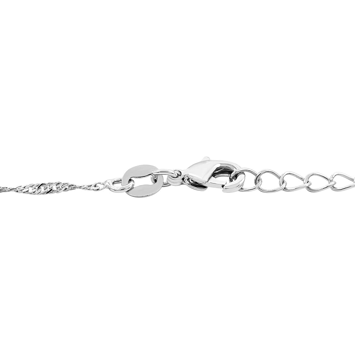Cognac Topaz and Simulated Diamond Pendant Necklace 18-20 Inches in Sterling Silver 3.90 ctw image number 3