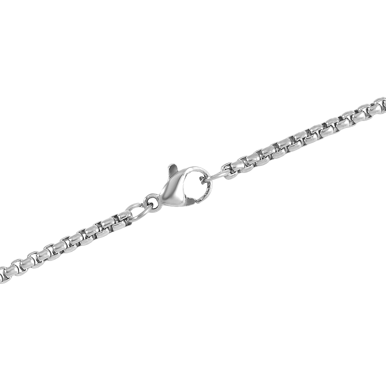 Bible Cross Men's Pendant Necklace 24 Inches in ION Plated YG and Stainless Steel