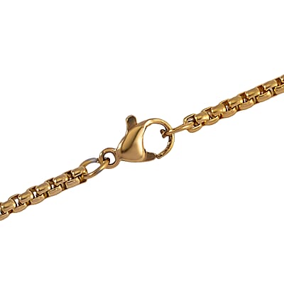 Stylized Cross Pendant Necklace 24 Inches