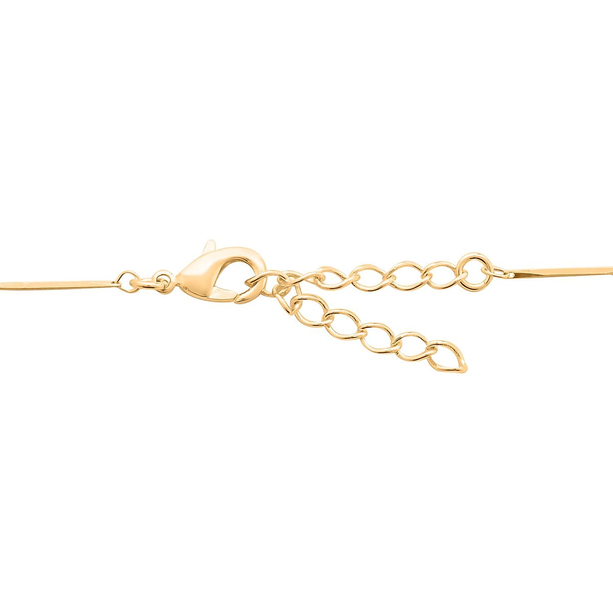 Galilea Rose Quartz Pendant Necklace 18.5-20.5 Inches in Goldtone 42.00 ctw image number 3