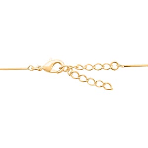 Galilea Rose Quartz Pendant Necklace 18.5-20.5 Inches in Goldtone 42.00 ctw