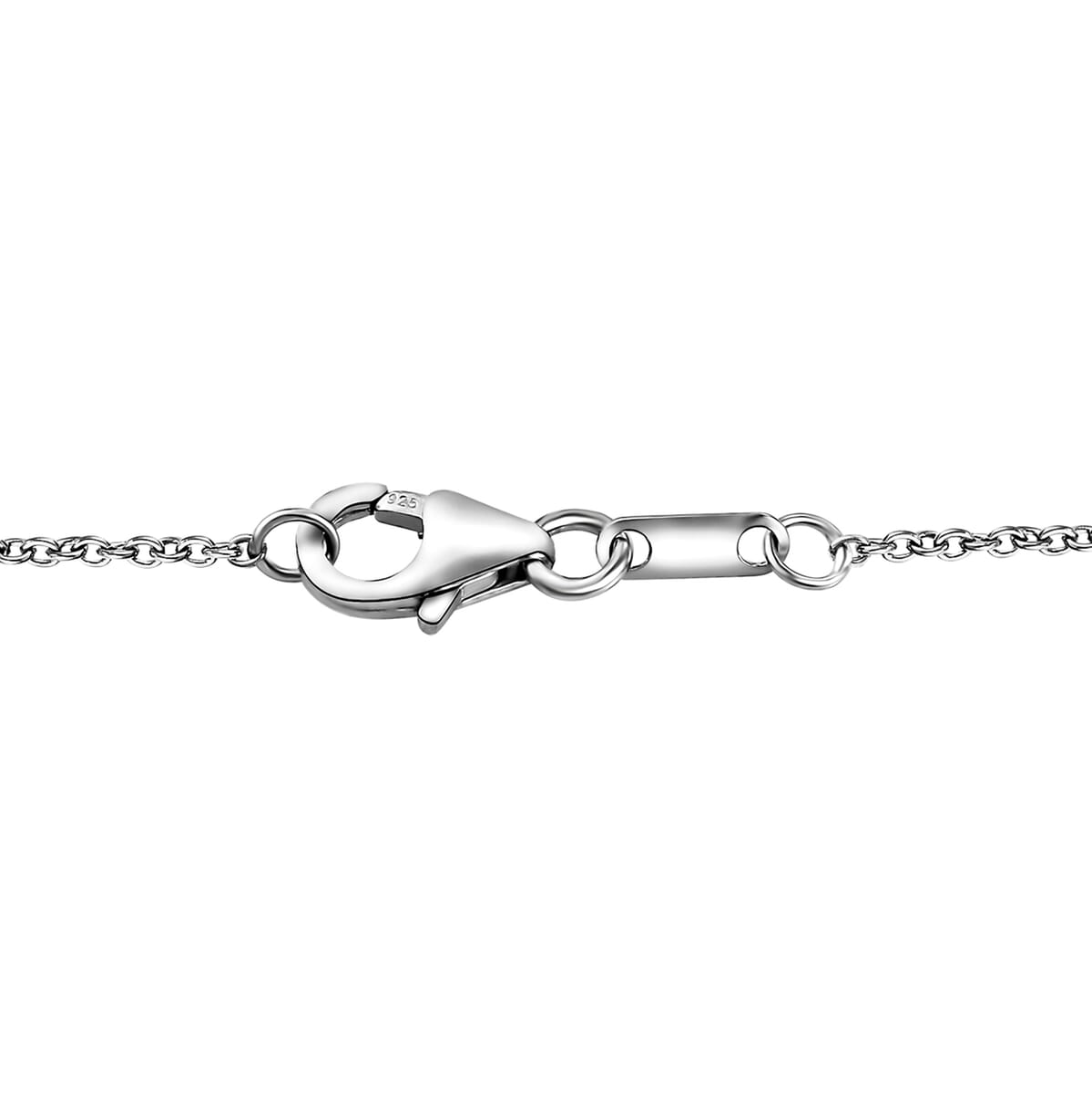Moissanite Pendant Necklace 20 Inches in Platinum Over Sterling Silver 2.00 ctw image number 5