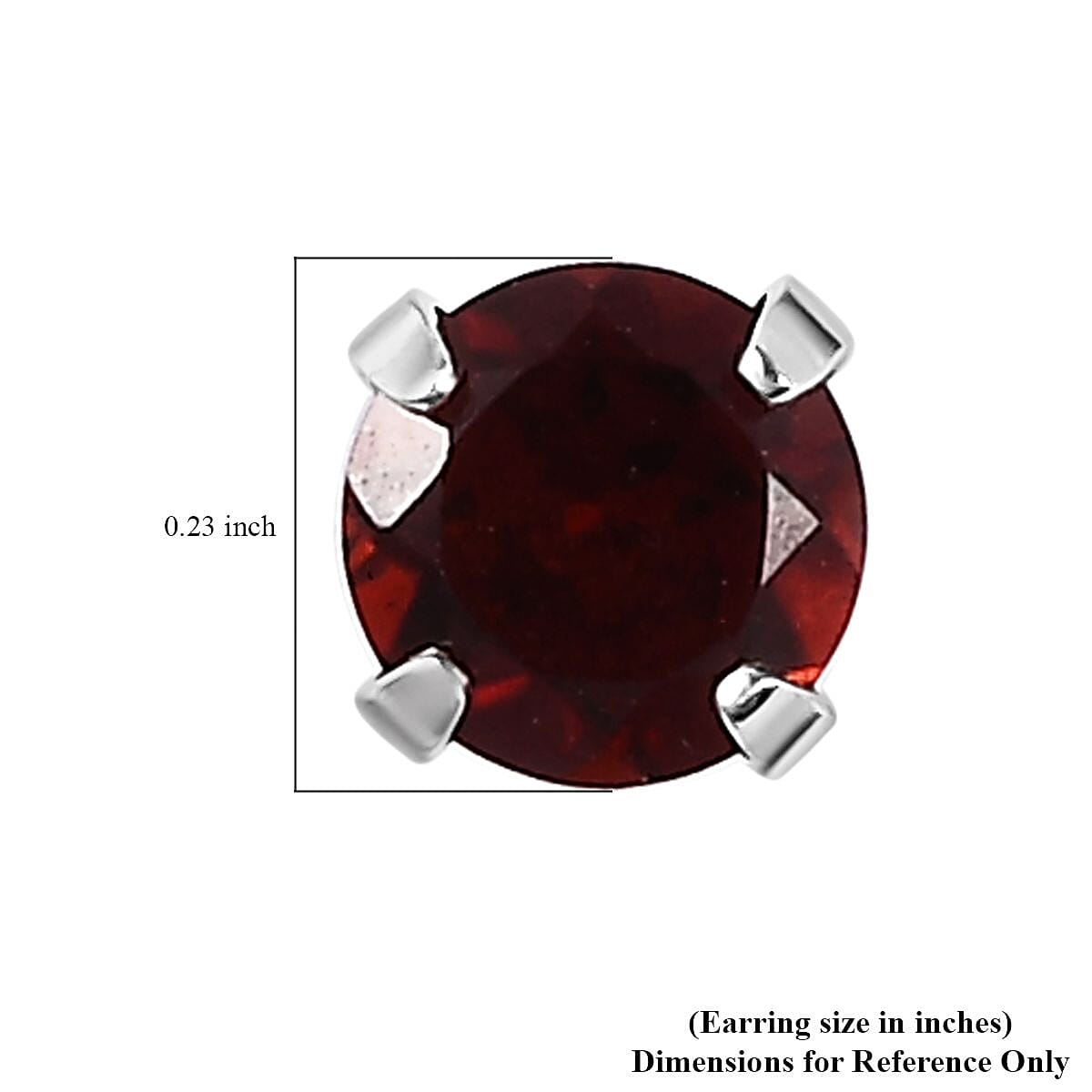 Sky Blue Topaz, Thai Black Spinel and Mozambique Garnet Set of 3 Solitaire Stud Earrings in Sterling Silver 3.50 ctw