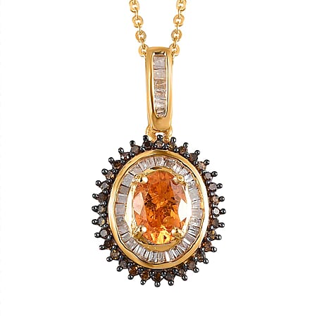 Spessartine Garnet & Red Diamond - Product card gallery slide 1 (10176559219001)