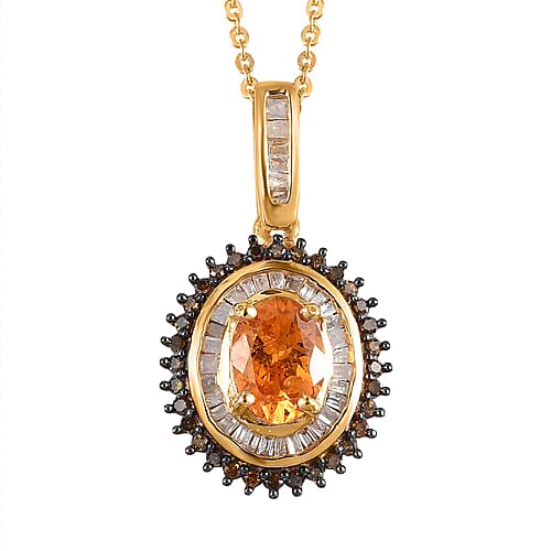 Spessartine Garnet & Red Diamond - Product card gallery slide 1 (9431454679295)