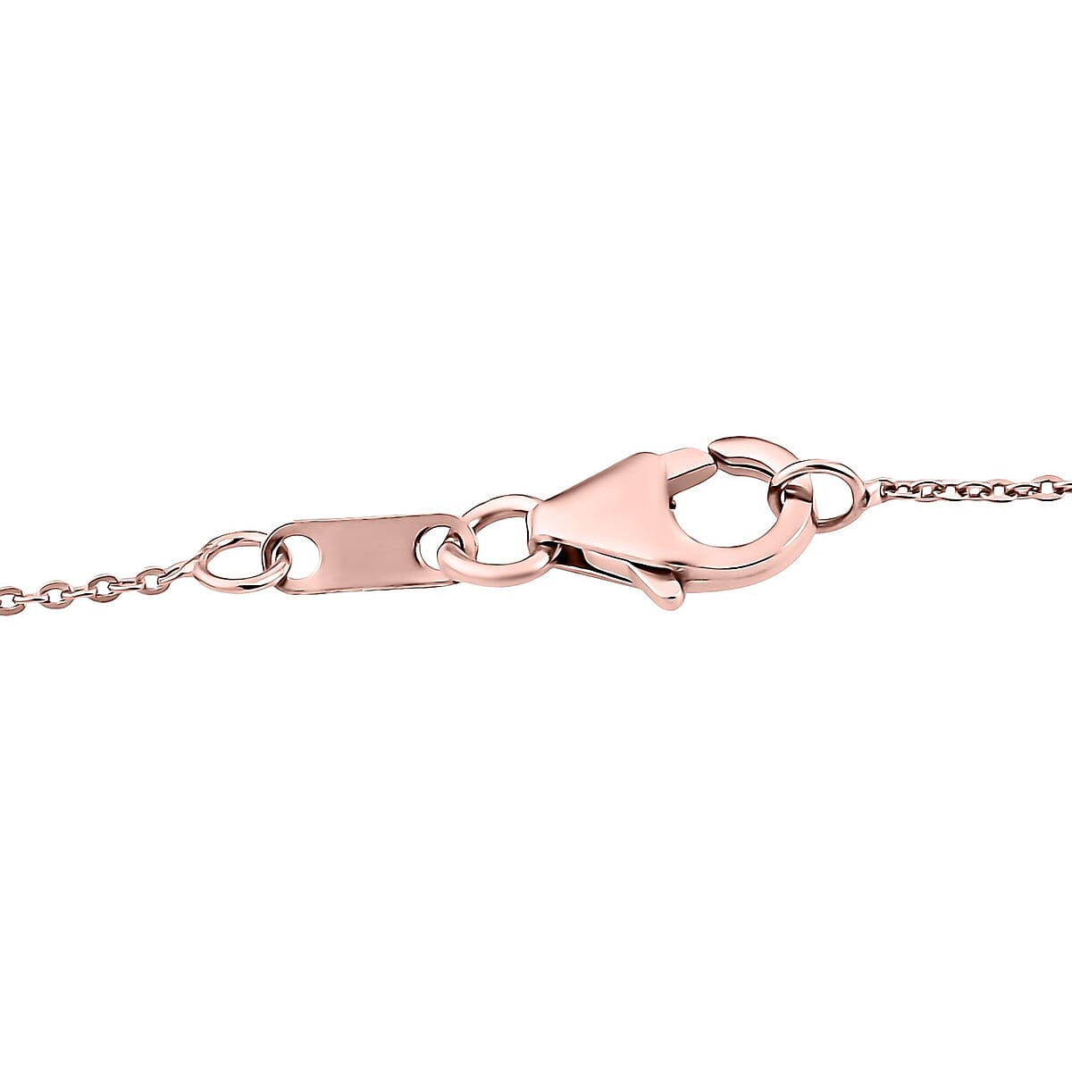 Amethyst, Natural Champagne and White Diamond Pendant Necklace 20 Inches in Vermeil Rose Gold Over Sterling Silver 19.85 ctw image number 5