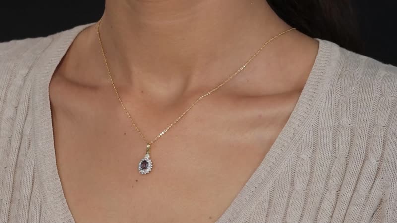 Tanzanian Platinum Spinel and Moissanite 1.15 ctw Sunburst Pendant Necklace in Vermeil Yellow Gold Over Sterling Silver 20 Inches